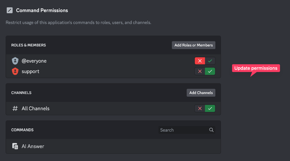 Discord integration